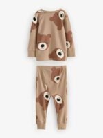 Çocuk Sevimli Ayıcık Pijama Takımı - Görsel 6