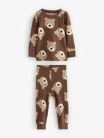 Çocuk Sevimli Ayıcık Pijama Takımı - Görsel 3