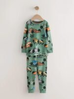 Çocuk Yarış Arabalı Pijama Takımı - Görsel 4