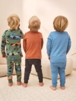 Çocuk Yarış Arabalı Pijama Takımı - Görsel 3