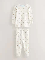 Çocuk Minik Ayıcık Desenli Pamuklu Pijama Takımı - Görsel 2
