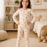 Çocuk Ayıcık Desenli Pijama Takımı