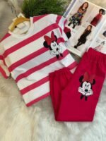 Minnie Mouse Karakterli Kız Çocuk Alt Üst Takım - Görsel 2