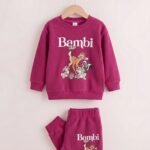 Bambi Karakter Baskılı %100 Pamuk Takım