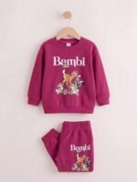 Bambi Karakter Baskılı %100 Pamuk Takım