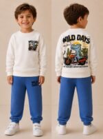 Erkek Çocuk Wild Days Timsah Baskılı Takım - Görsel 4