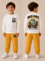 Erkek Çocuk Wild Days Timsah Baskılı Takım - Görsel 5