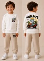 Erkek Çocuk Wild Days Timsah Baskılı Takım