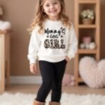 Kız Çocuk Mommy's Girl Baskılı Mevsimlik İkili Takım